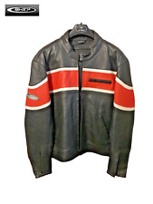 Harley Davidson biker giacca pelle custom Skin3 mod. Bar and Shield Tg. XXL uomo
