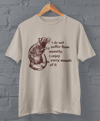 Shirt unisex rat poetry - t-shirt,