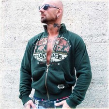 Felpa Yakuza uomo zip giubbino