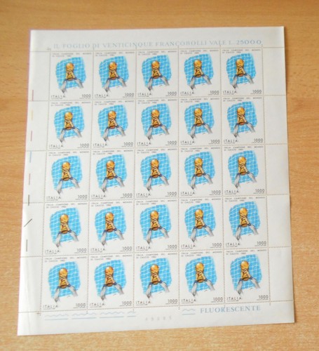 Foglio francobolli - di,