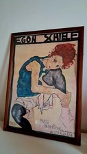 STAMPA TIPOGRAFICA/POSTER RIPRODUZIONE OPERA DI EGON SCHIELE VARI FORMATI