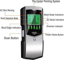Rilevatore pareti 5 in 1 LCD
