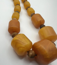 Antica Collana Ambra Originale