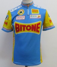 BITONE BOLOGNA CAMPIONE ITALIA MAGLIA SHIRT JERSEY CICLISMO CYCLING VINTAGE '87