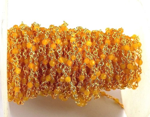 Piedi calcedonio giallo - 10,