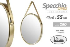 SPECCHIO OVALE SOSPESO IN
