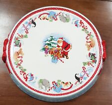 VILLEROY & BOCH Piatto Torta Panettone Babbo Natale 33cm