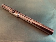 Nuovo giunto testa flauto PERLA -BREZZA in placca argento con piastra labbro argento sterling