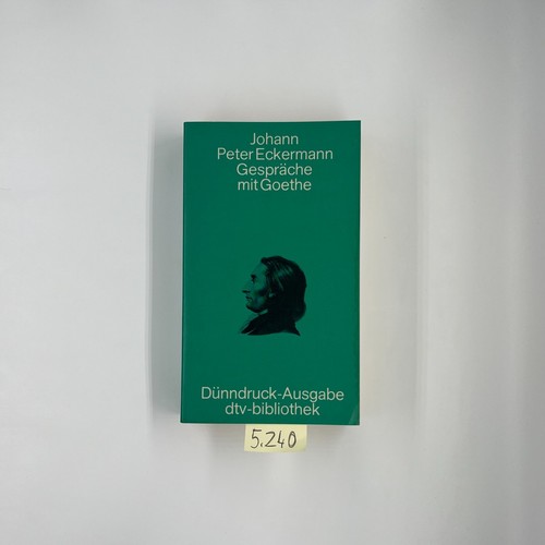 Conversazioni con goethe negli - conversazioni,