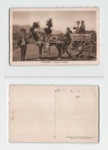Postcard palermo carretto - postcard,