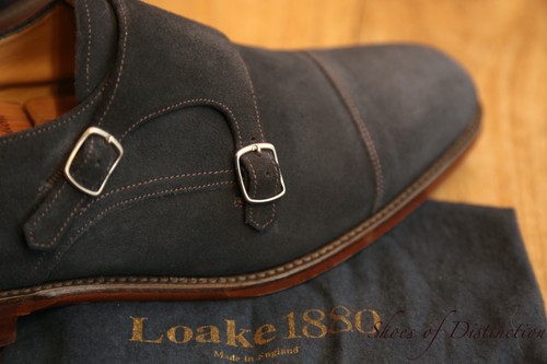 Scarpe loake 1880 cannon blu - scarpe,