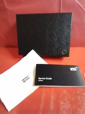 MONT BLANC Scatola vuota per portafoglio BLANC, con Libricino e Sacchetto.