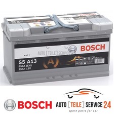 Batteria Avviamento Bosch 0092S5A130 S5a Agm per Alfa Romeo Audi Bmw Daf Fiat VW