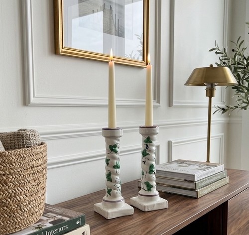 Coppia candelabri ritorti - candelabri,