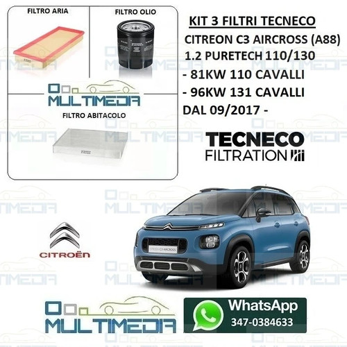 Tagliando filtri tecneco - filtri,