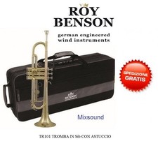 ROY BENSON TR101 TROMBA IN Sib nuovo modello CON ASTUCCIO TR 101 si bemolle