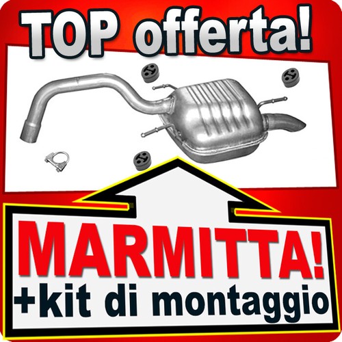 Silenziatore posteriore per - posteriore,