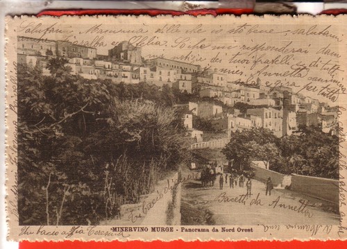 Cartolina minervino murge - cartolina,