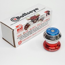 NEW - BULLSEYE BMX 1 1/8" RACEWORKS PRESSA IN CUFFIA - COLORI BLU, ROSSO E CROMO