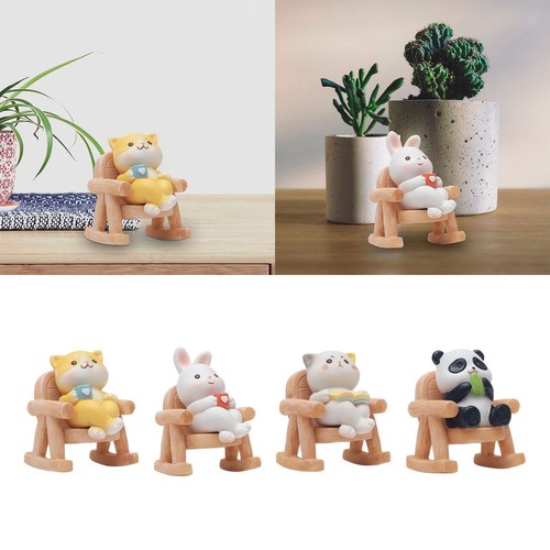 Sedia dondolo con statua - dondolo,