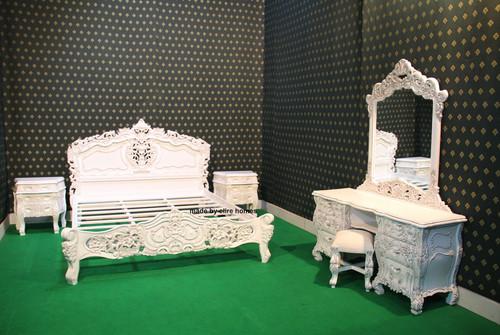 Set letto rococò - , pezzi