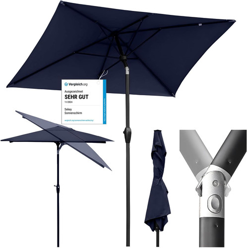 Ombrellone alluminio 210 - -, alluminio,
