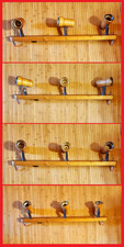 Applique legno 3 faretti