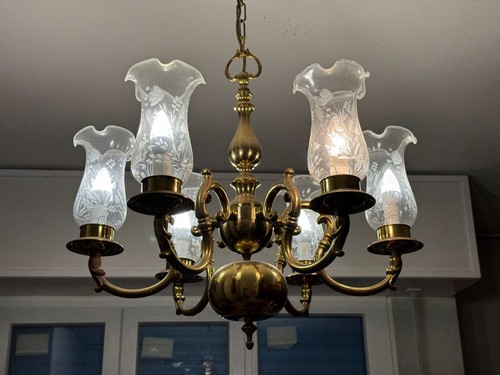 Lampadario epoca braccia - lampadario, d'epoca