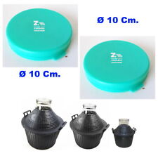2 Pz TAPPO PLASTICA X DAMIGIANA VETRO BOCCA LARGA 5 LT VECCHIO MODELLO Ø 10    