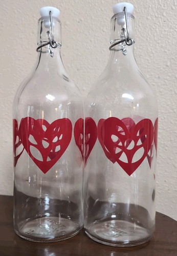 Set bottiglie cuore - bottiglie,