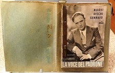 LA VOCE DEL PADRONE _ RACCOLTA 12 LISTINI _ RADIO _ 1938 -1939 - 1940 _ LA TOSCA