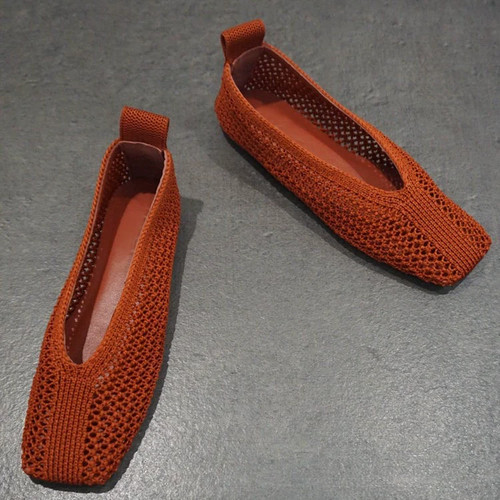 Ballerine punta quadrata - ,