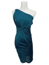 RIVER ISLAND Abito monospalla Donna Abito Taglia IT 40 blu elegante