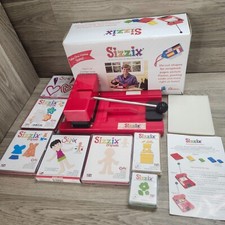 Fustellatrice Red Sizzix Big Shot Provo artigianale in scatola + 7 matrici