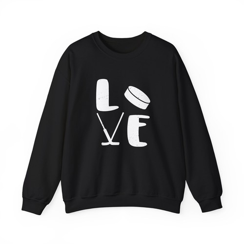 Felpa hockey ghiaccio love - felpa,