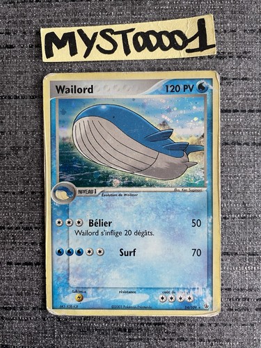 Carte pokemon wailord - wailord, 14/109