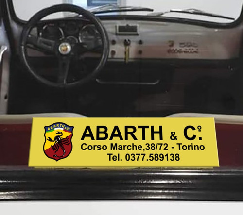 Vetrofania speculare abarth - speculare,