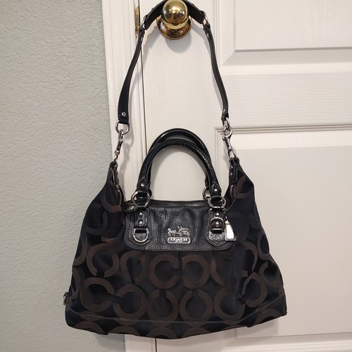 Borsa coach nera firmata - coach,