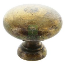 25PZ POMOLO ANTICATA ART.24228 MM.32 OTTONE ANTICO: