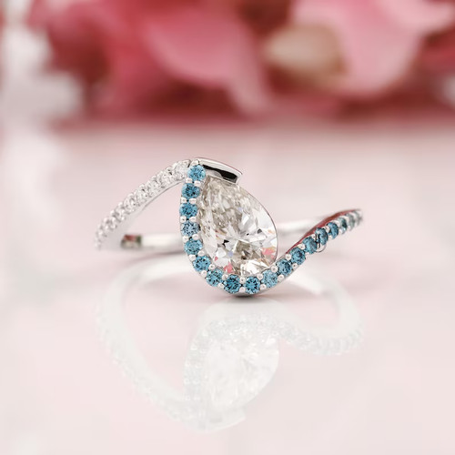 Anello donna bypass - , vortice