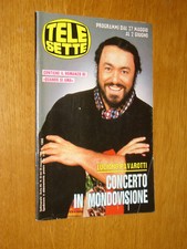 TELESETTE 1990/22=LUCIANO PAVAROTTI=GRECIA COLMENARES=LUBRANO=PAPERISSIMA PRG TV