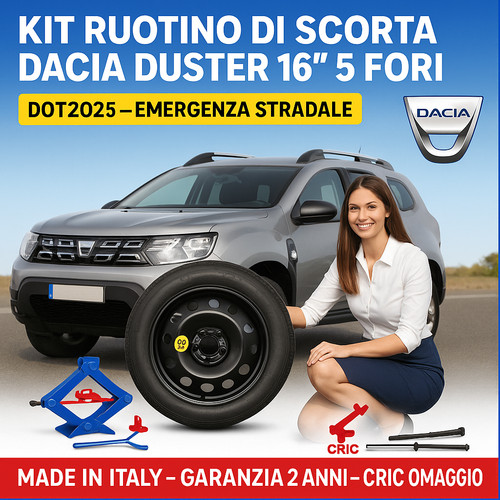 Kit ruotino scorta - 💥kit,