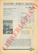 Geloso bollettino tecnico - geloso,