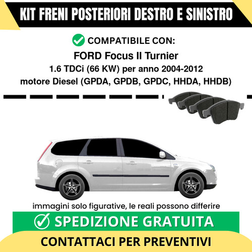 Pastiglie freno posteriori - pastiglie,