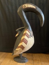 Statue oiseau kalao – Baga – Guinée – Art tribal Africain Ref : 299