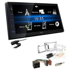 JVC autoradio touch screen Bluetooth USB per Lancia Delta III 2009-2014 argento
