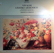DISCO 33 GIRI  VIVALDI L'ESTRO ARMONICO 12 CONCERTI GROSSI OP. 3 completo (3LP)