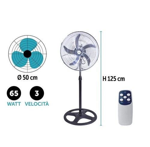 Ventilatore piantana potente - a,