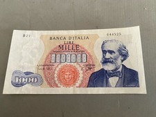 REPUBBLICA BANCONOTA LIRE 1000