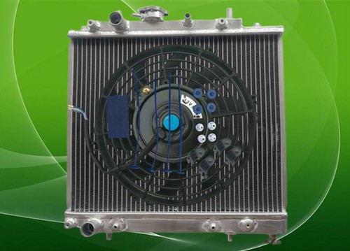 Aluminum radiator fan for 2001 - radiator+fan,